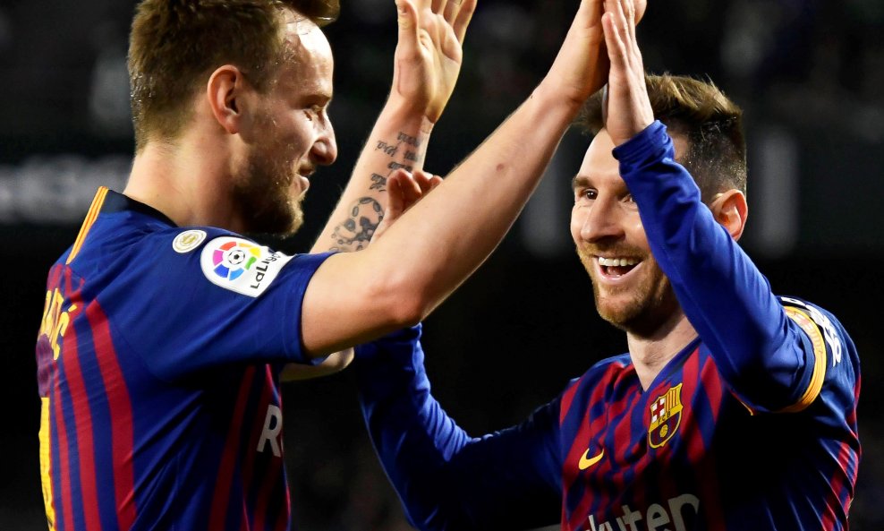 Ivan Rakitić i Lionel Messi