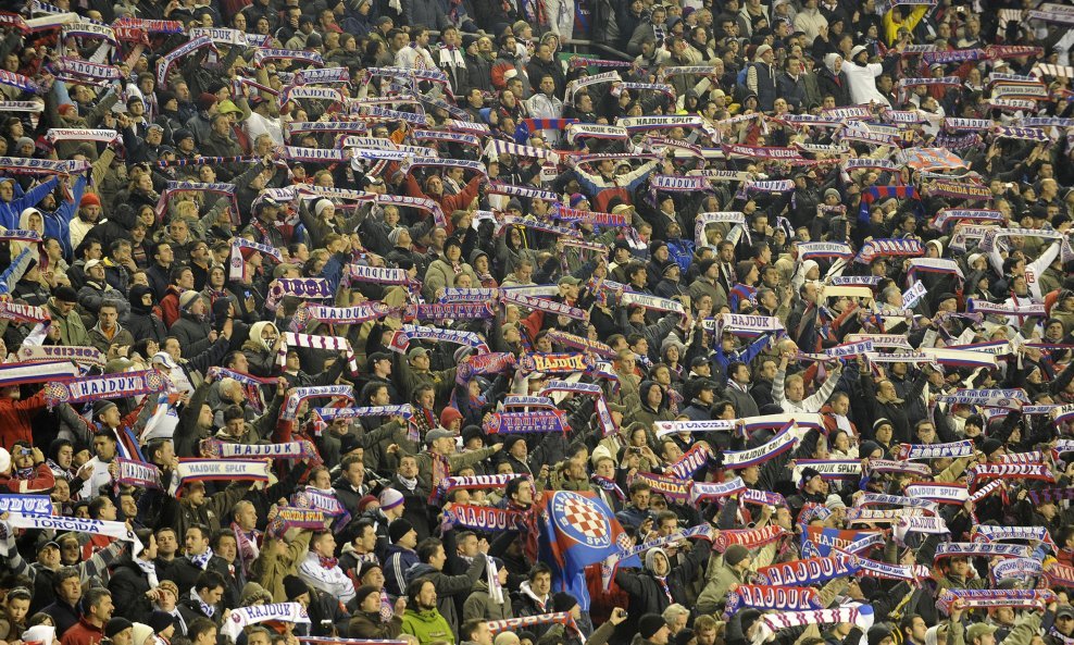 Hajduk - Dinamo, torcida