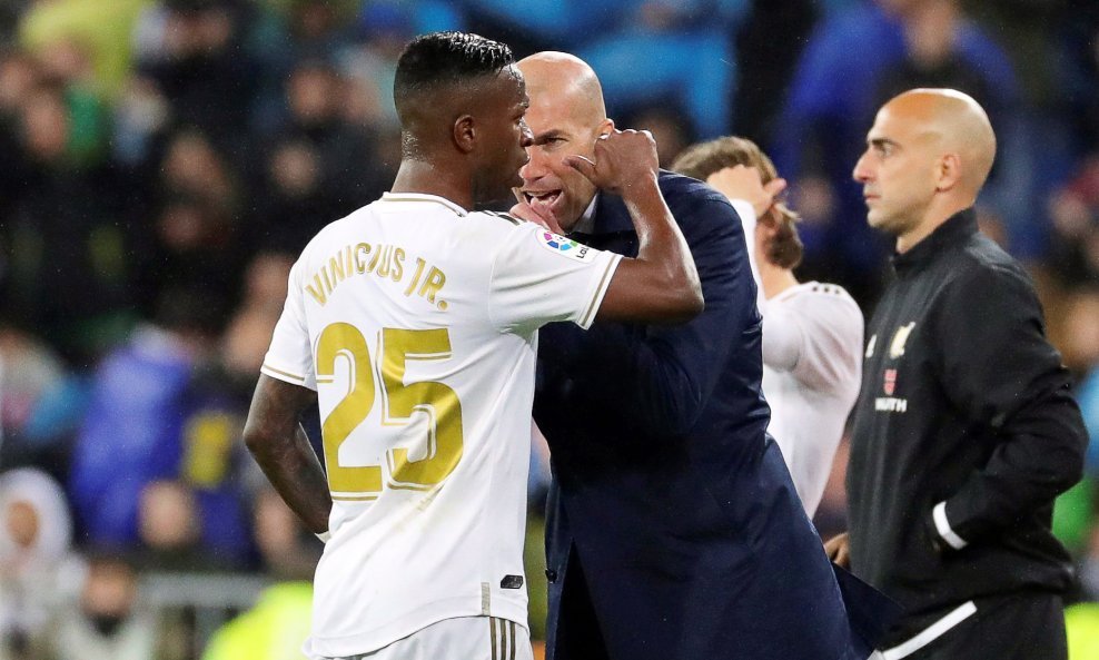 Vinicius Junior i Zinedine Zidane