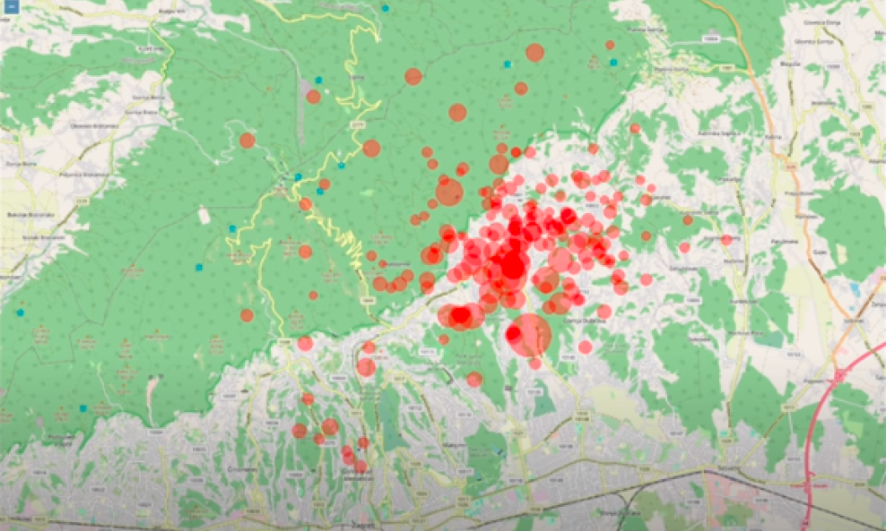 Potresi u Zagrebu