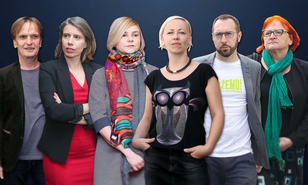 Vilim Matula, Katarina Peović, Sandra Benčić, Danijela Dolenec, Tomislav Tomašević, Rada Borić