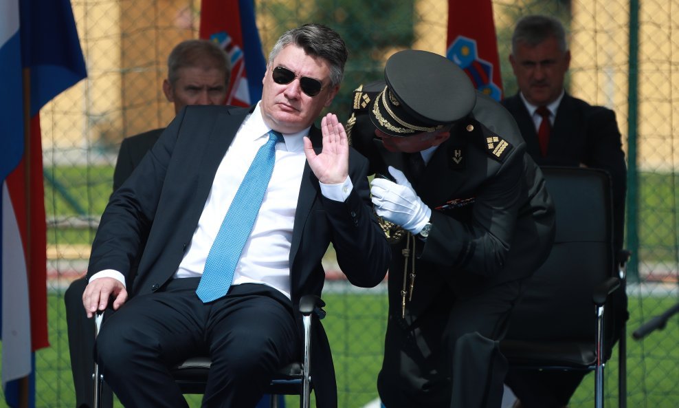 Zoran Milanović na Hrvatskom vojnom učilištu