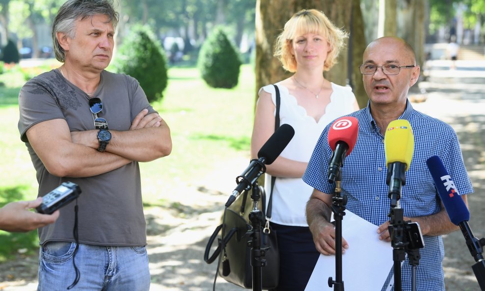 Goran Aleksić, Patricija Đurić i Goran Herceg