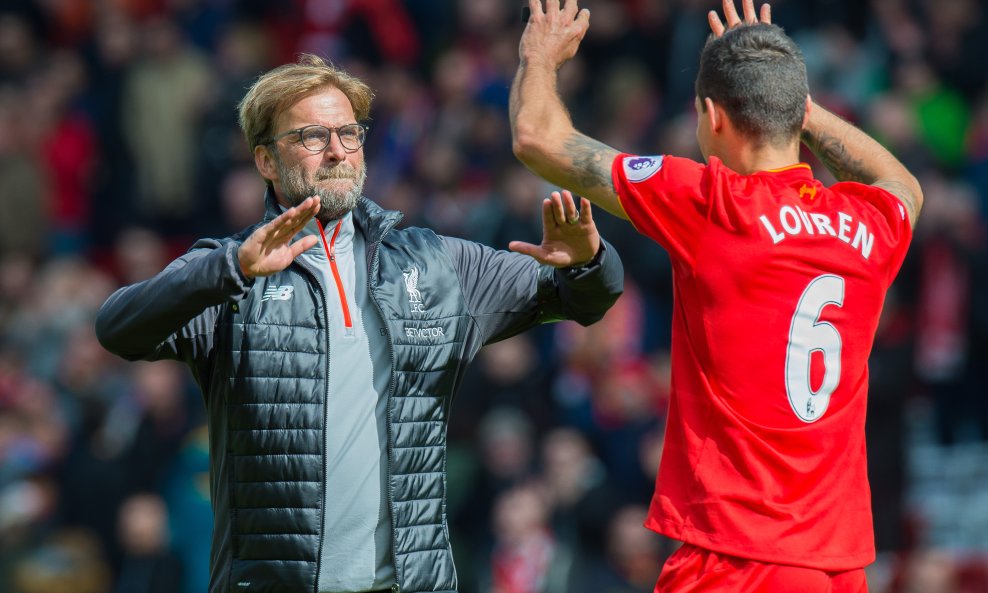 Jürgen Klopp i Dejan Lovren