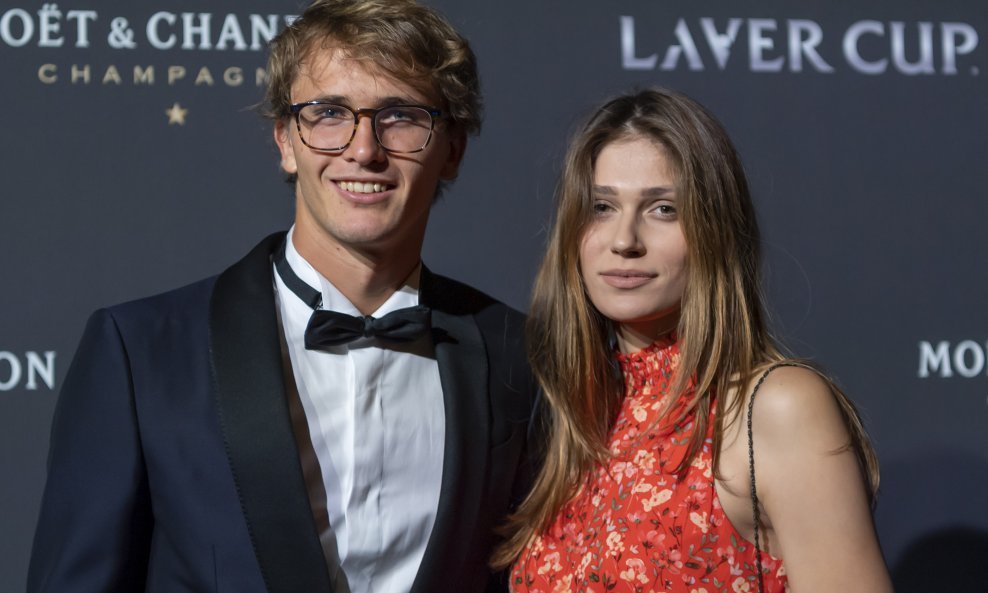 Alexander Zverev i Olya Sharypova iz dana dok su bili zajedno