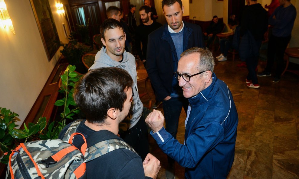 Lino Červar, Igor Vori i Igor Karačić ( u sivoj majici)