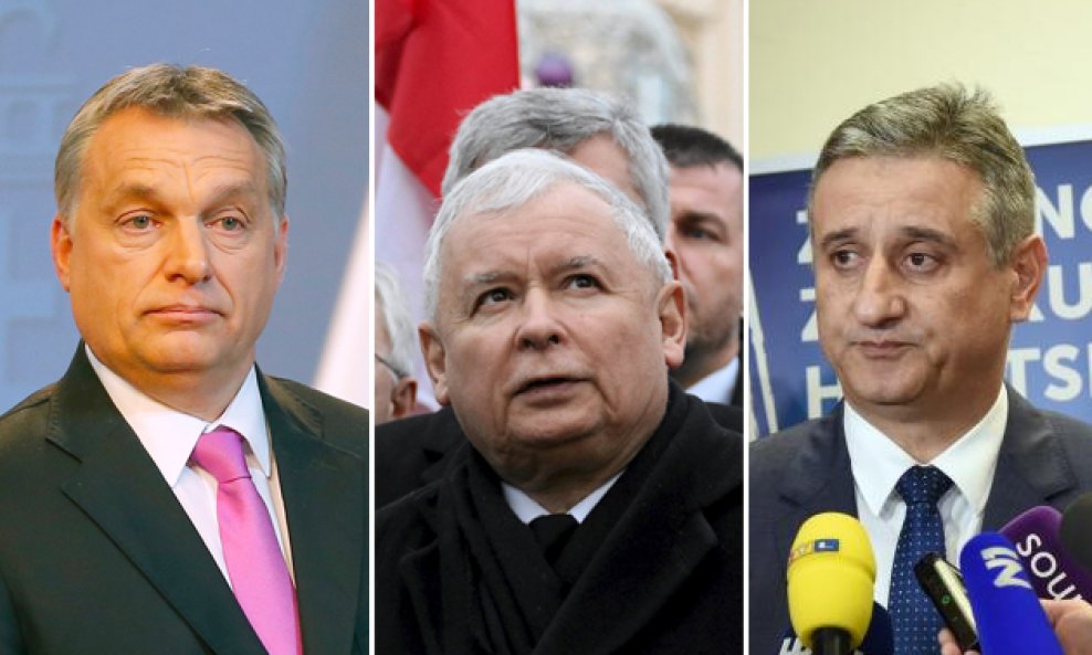 Viktor Orban - Jaroslaw Kaczynski - Tomislav Karamarko