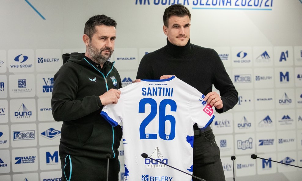 Nenad Bjelica (lijevo) i Ivan Santini