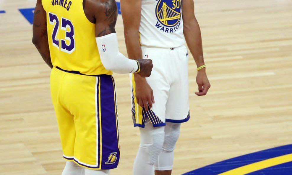 Stephen Curry i LeBron James