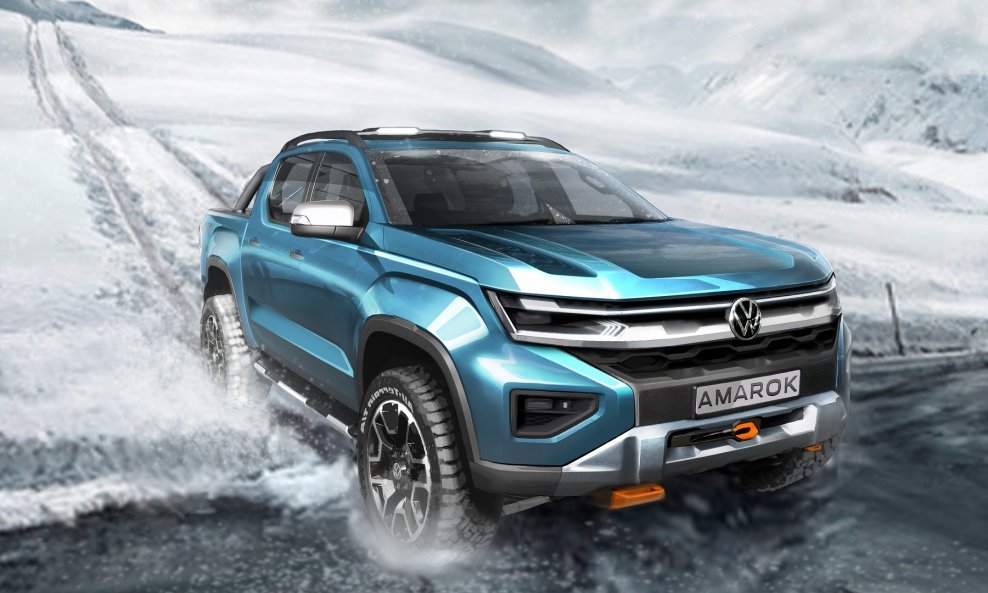 VW Amarok 2022, skica