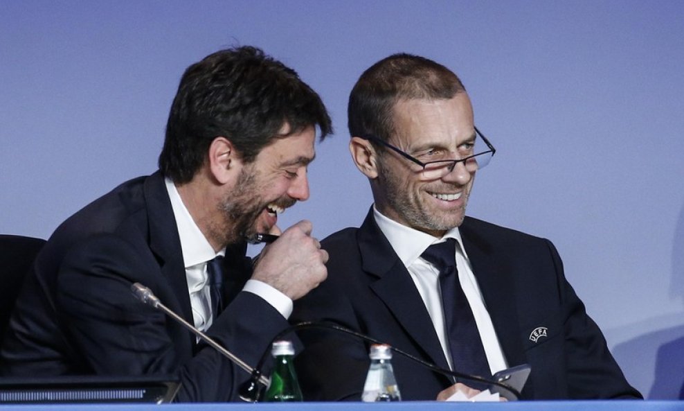 Andrea Agnelli i Aleksander Čeferin