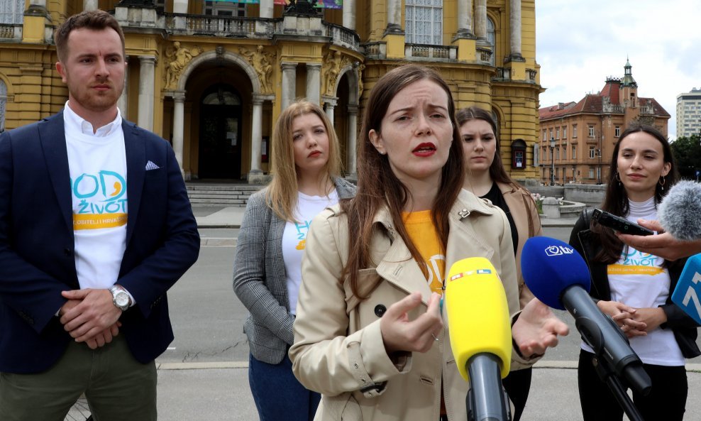 Koordinatori Hoda za život održali su tiskovnu konferenciju u Zagrebu