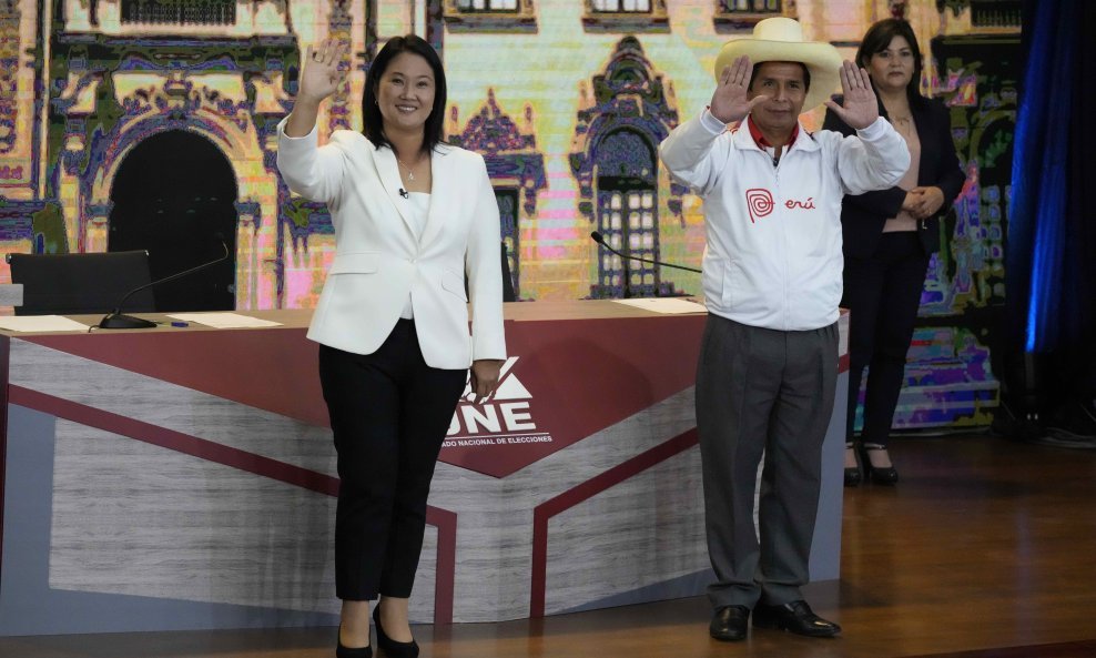 Keiko Fujimori i Pedro Castillo