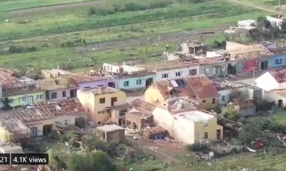 Šteta koju je načinio tornado u Češkoj