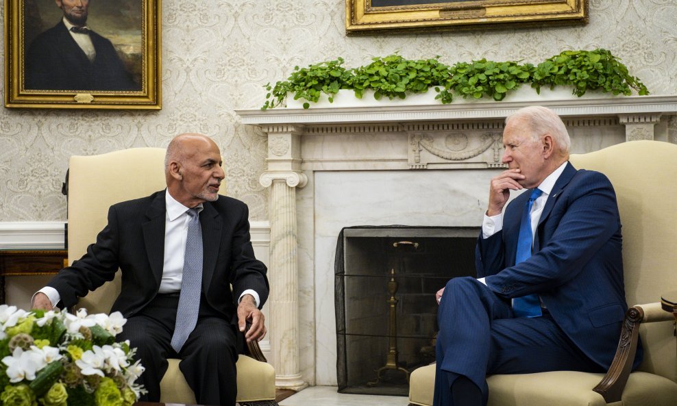 Ašraf Ghani i Joe Biden