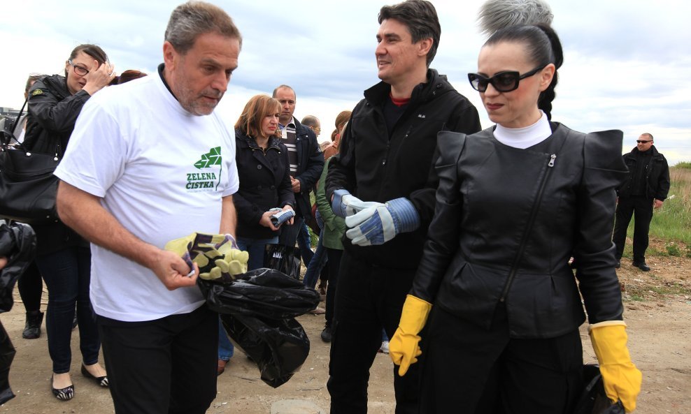 Milan Bandić, Zoran Milanović i Mirela Holy