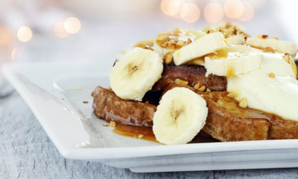 hrana banana tost