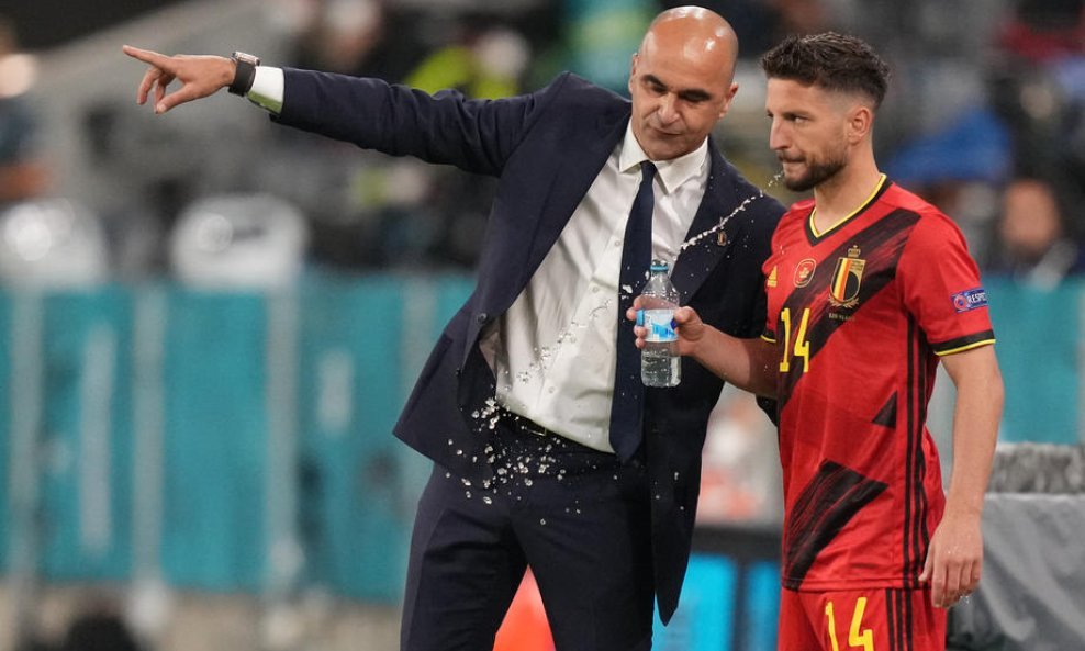 Roberto Martinez i Dries Mertens