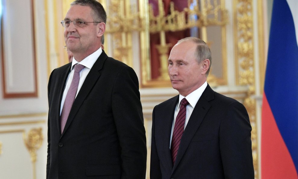 Markus Ederer i Vladimir Putin