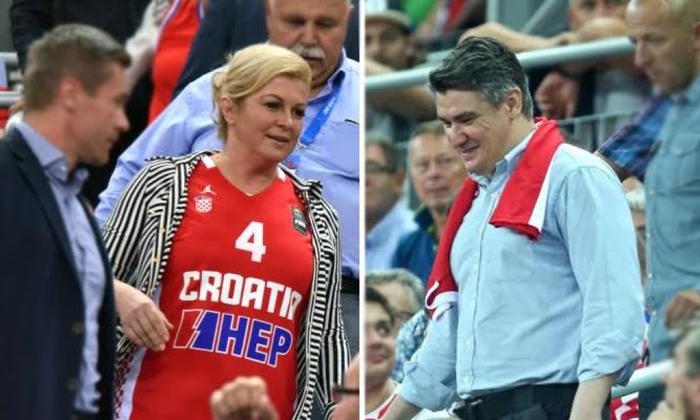 Kolinda Grabar Kitarović i Zoran Milanović