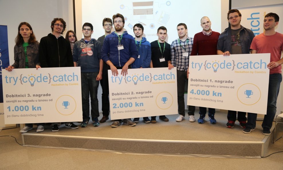 Pobjednici prvog Combisovog hackatona 2016.