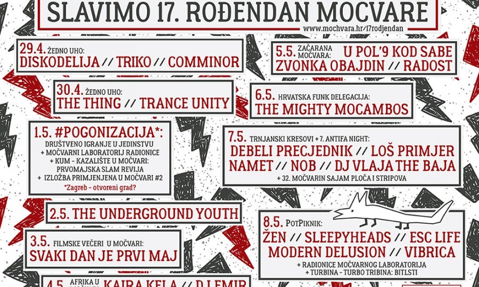 17. rođendan Močvare