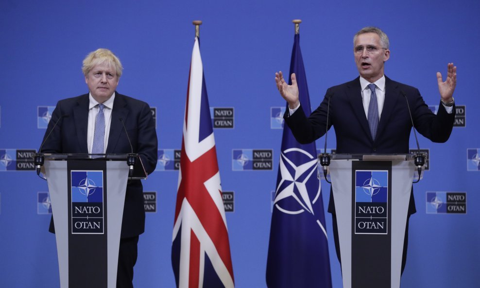 Boris Johnson i Jens Stoltenberg