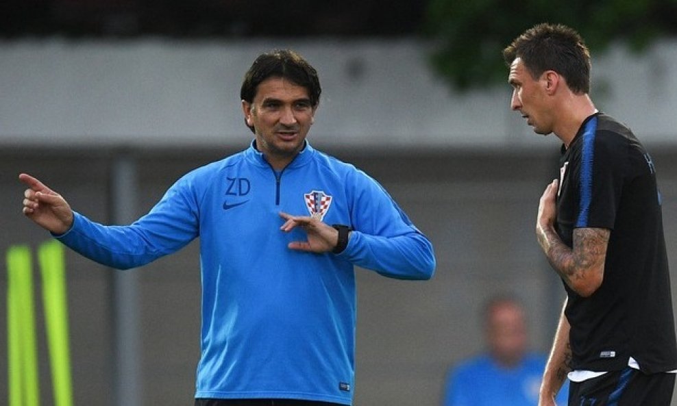 Zlatko Dalić i Mario Mandžukić