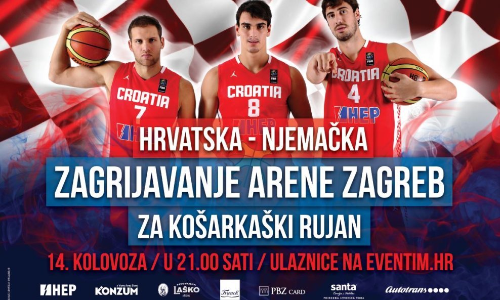 Hrvatska - Njemacka plakat