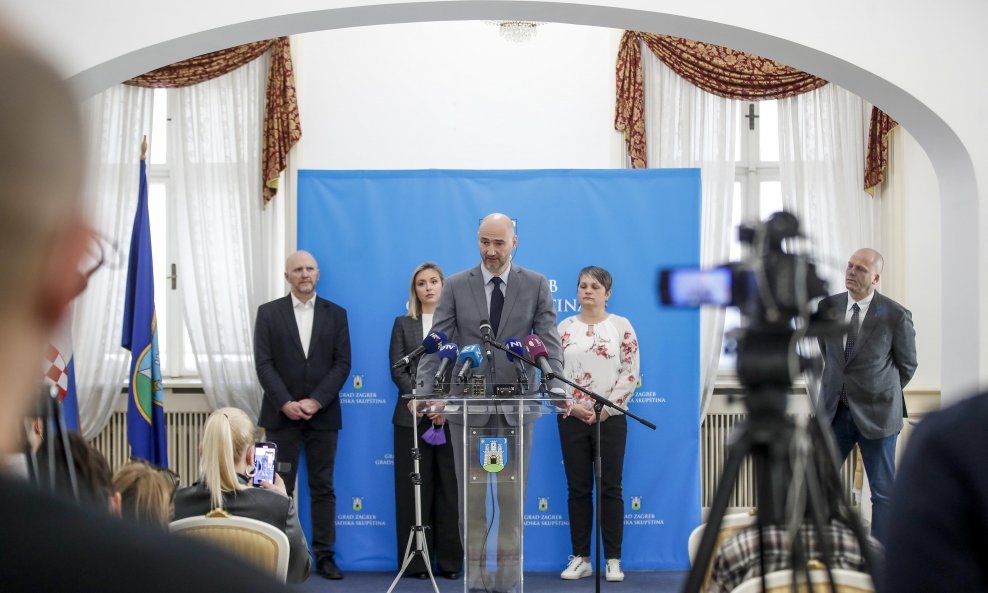 Konferencija za medije zagrebačkih zastupnika SDP-a