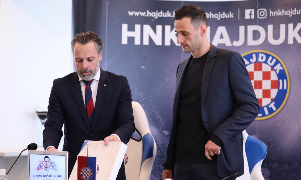 Lukša Jakobušić (lijevo) i Nikola Kalinić