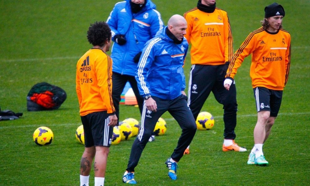 Zinedine zidane Luka Morić