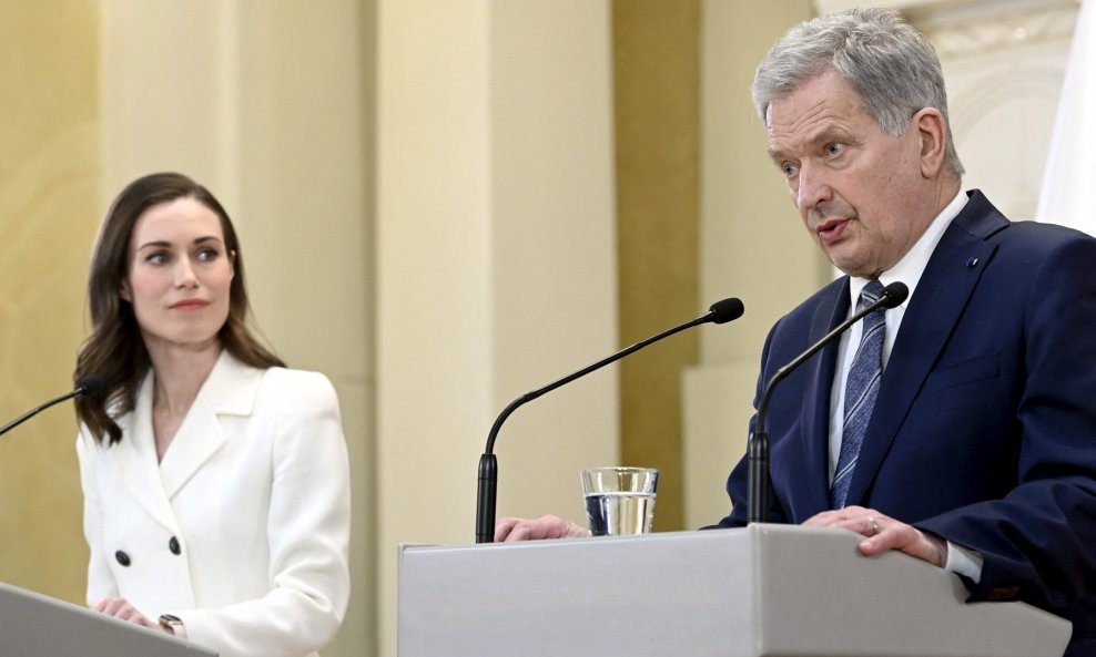 Sanna Marin i Sauli Niinisto