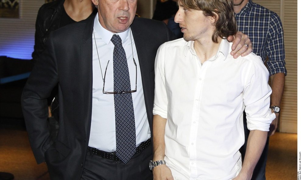 Carlo Ancelotti i Luka Modrić