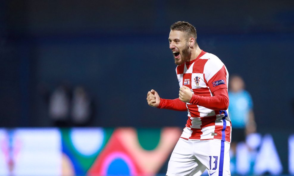 14.10.2020., stadion Maksimir, Zagreb - UEFA Liga nacija, 4. kolo grupe 3, skupine A, Hrvatska - Francuska. Nikola Vlašić