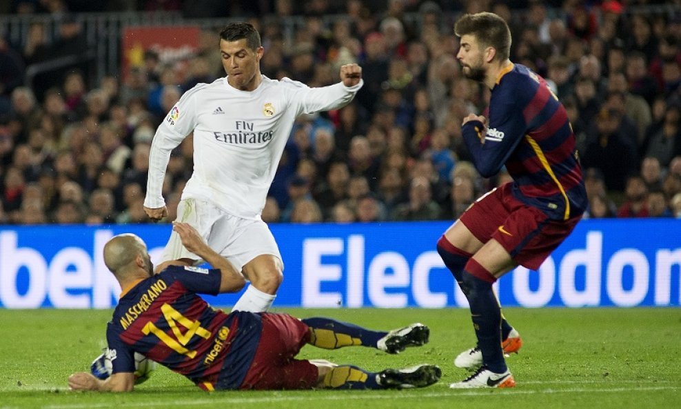 Mascherano Pique Ronaldo