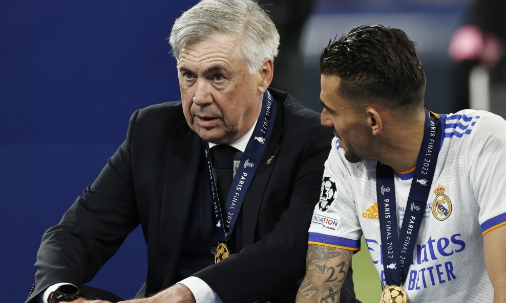 Carlo Ancelotti i Dani Ceballos