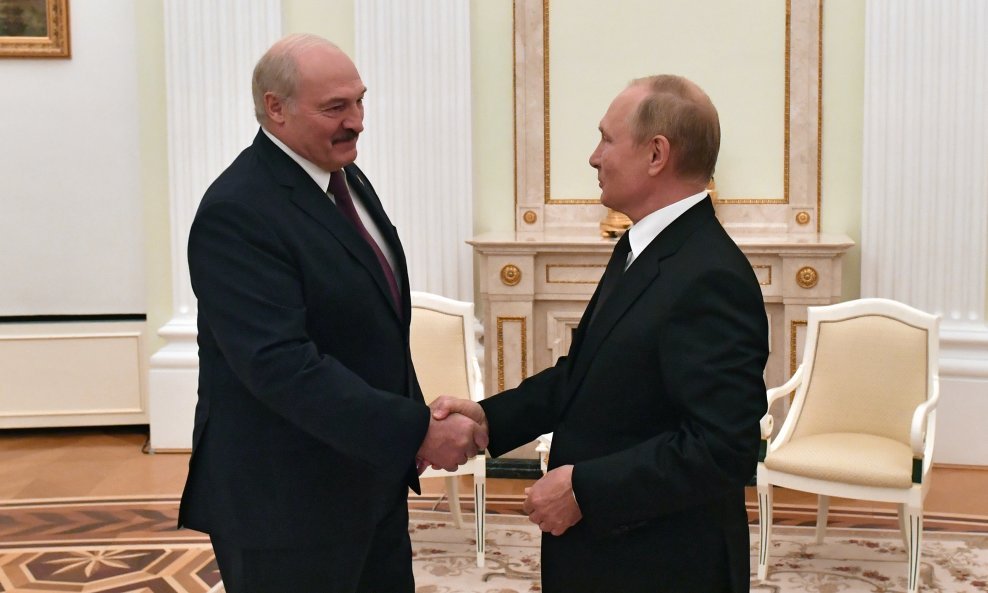 Aleksandar Lukašenko i Vladimir Putin