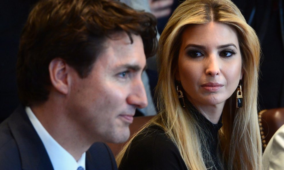 Ivanka Trump i  Justin Trudeau