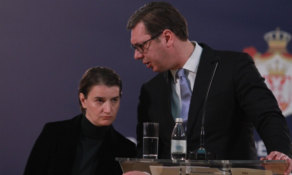 Ana Brnabić i Aleksandar Vučić