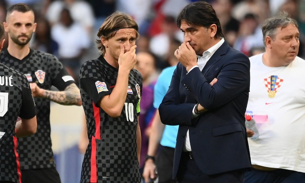 Luka Modrić i Zlatko Dalić