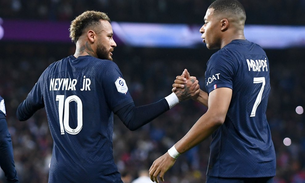 NEYMAR JR i Kylian MBAPPE