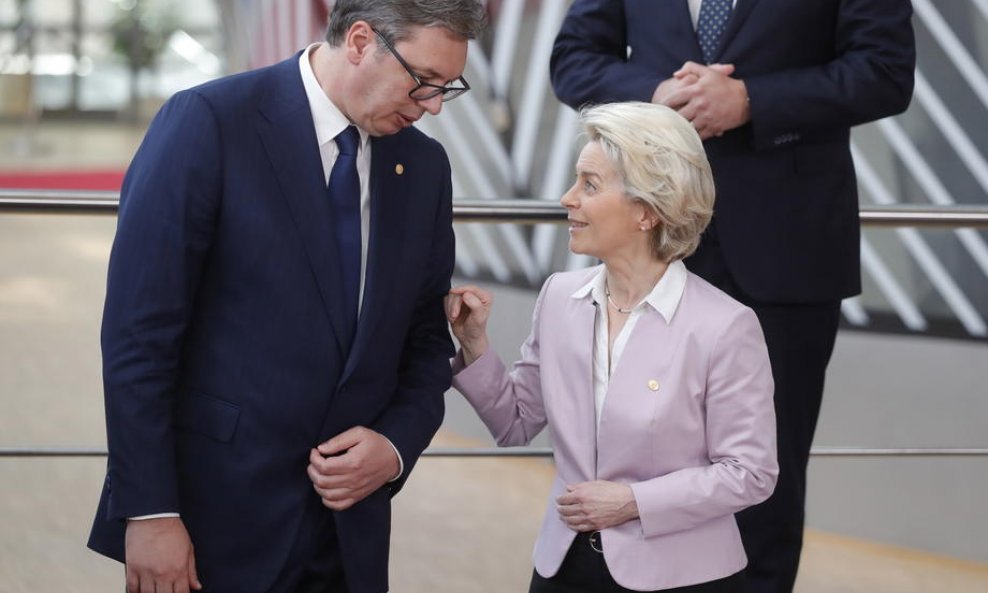 Aleksandar Vučić i Ursula Von der Leyen