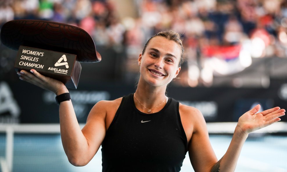 Pobjednica turnira u Adelaideu Arina Sabalenka