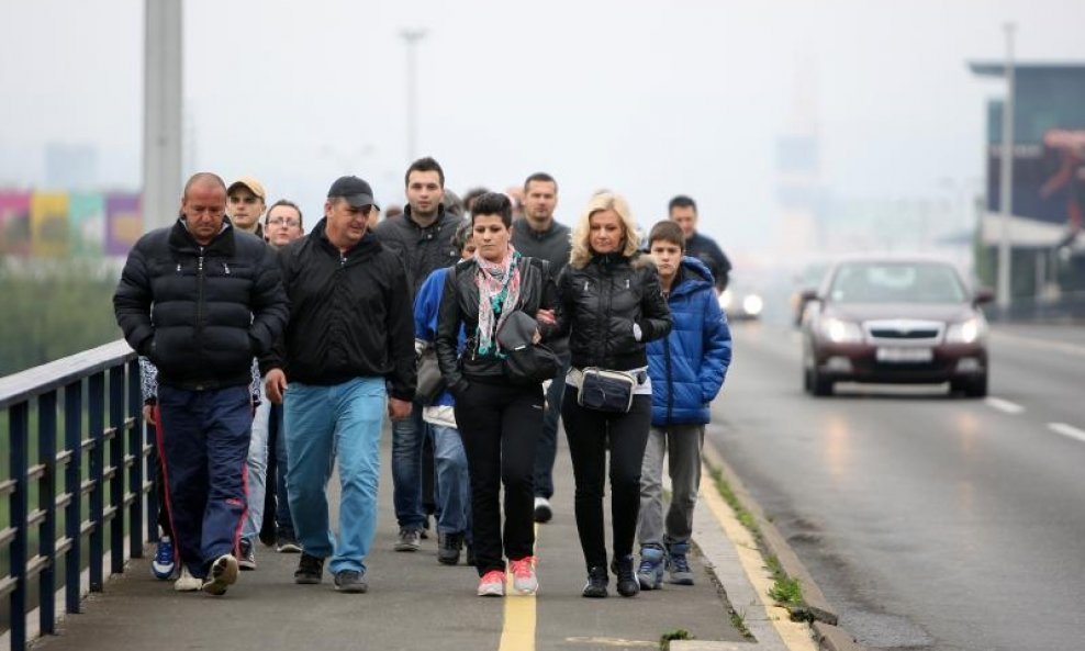 Kolona podrške Milanu Bandiću