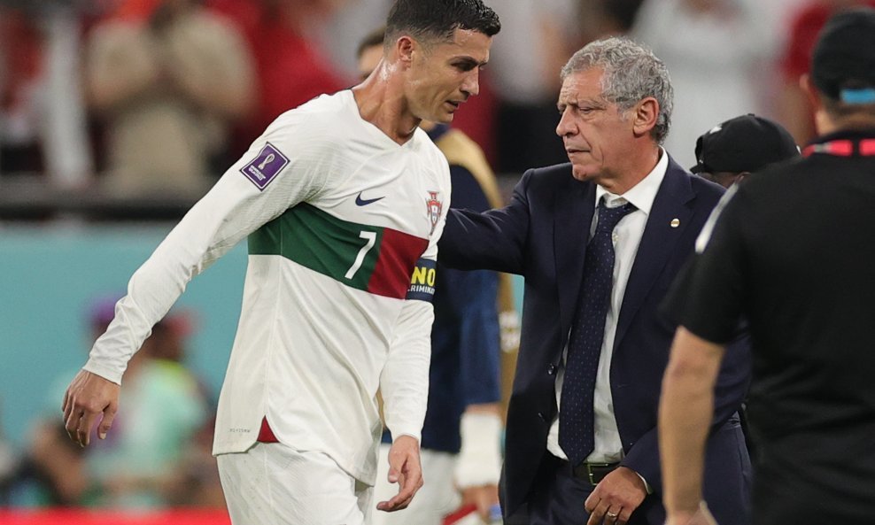 Cristiano Ronaldo i bivši izbornik Fernando Santos