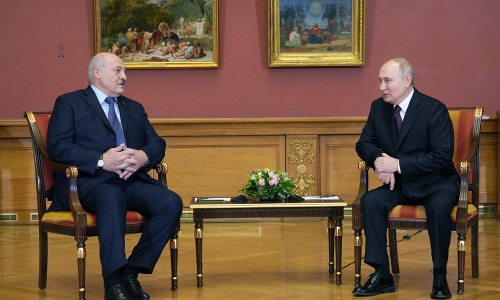 Aleksandar Lukašenko i Vladimir Putin