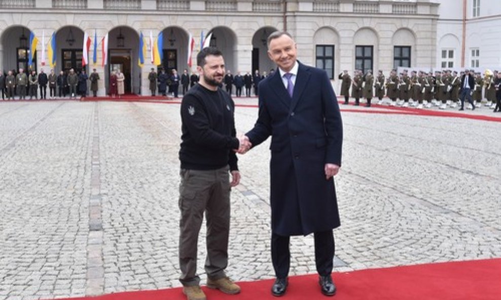 Volodimir Zelenski i Andrzej Duda u Varšavi