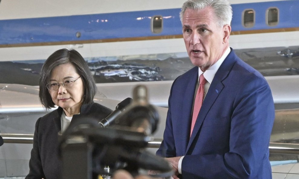 Tsai Ing-wen i Kevin McCarthy