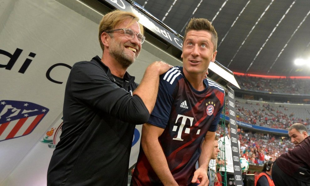 Jurgen Klopp i Robert Lewandowski